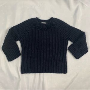 Zara Girl’s Sweater with Pom- poms
